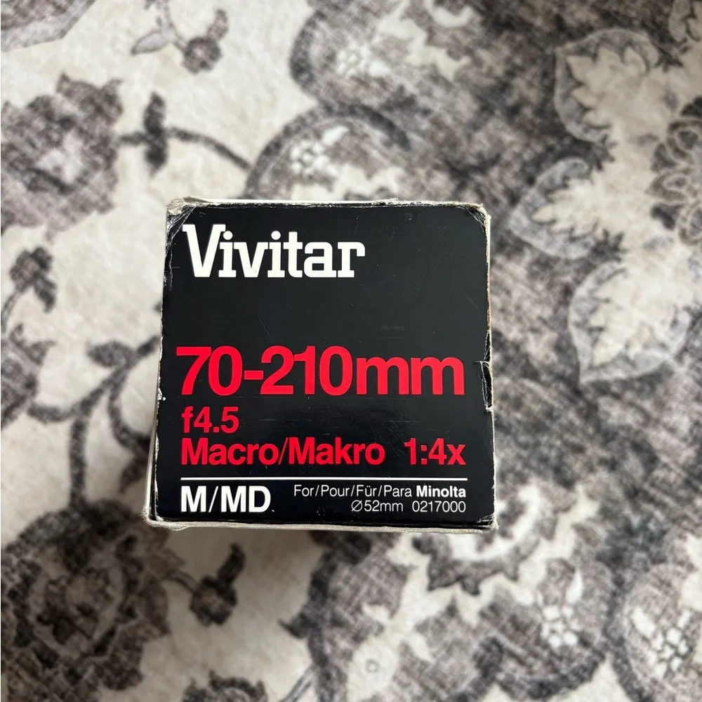 Vivitar 70-210mm f4.5 Lens - White